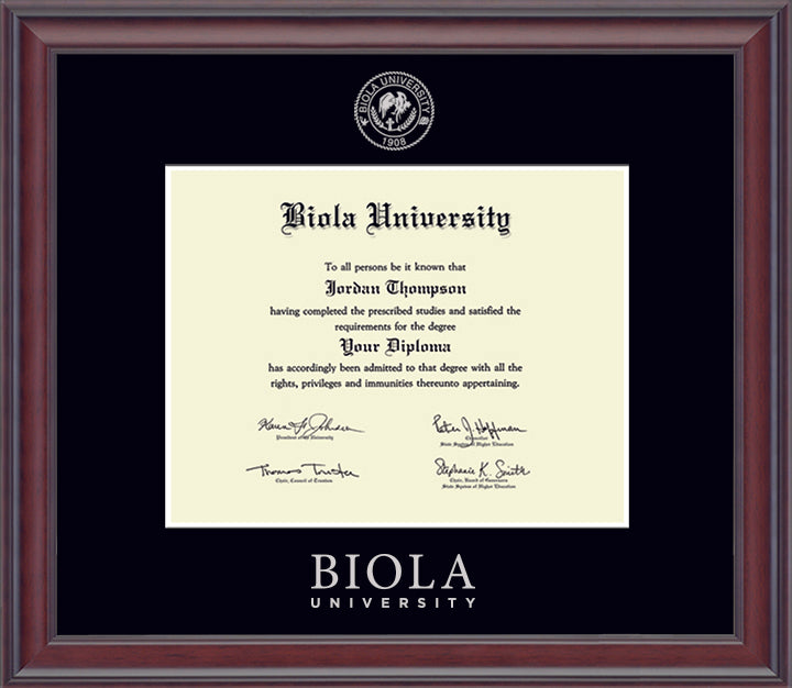 Embossed Studio Diploma Frame Biola Campus Store Biola University