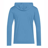Long Sleeve Hooded Tee | Light Blue