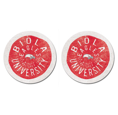 Thirsty Car Coaster 2-Pack, Natural