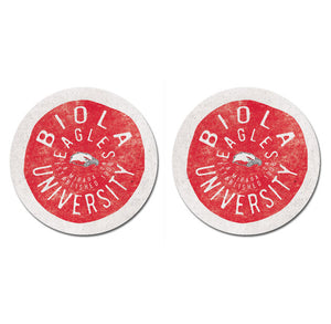 Thirsty Car Coaster 2-Pack, Natural