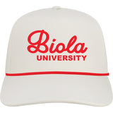 5-Panel Adjustable Hat | White