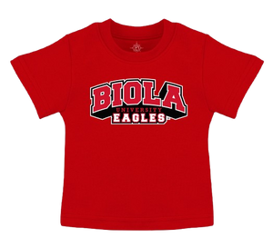Infant Toddler Short Sleeve T-Shirt, Red (F23)