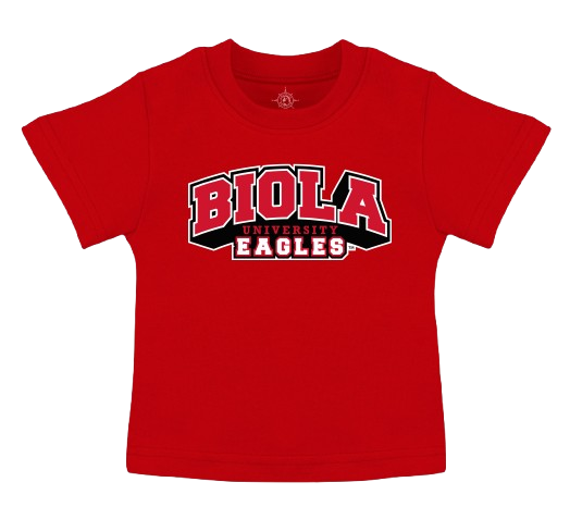 Infant Toddler Short Sleeve T-Shirt, Red (F23)
