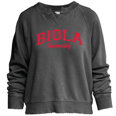 Willow Washed Crewneck, Carbon