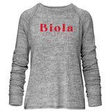 Ladies Bumblebee Crew | Pomegranate Heather