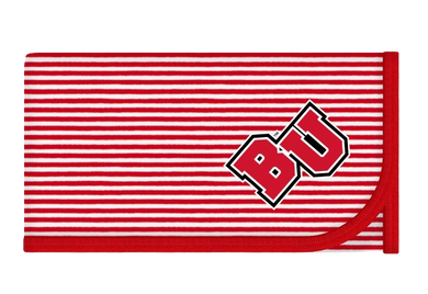 Infant Striped Blanket, Red (F23)