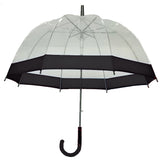 Clear View Dome Umbrella | Black