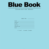 8.5x11 Blue Exam Book