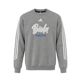 Fashion 3-Stripe Crew | Heather Gray
