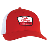 Hugo Structured Solid Nylon Spandex Classic Stretch Fit Cap | Red
