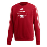 3 Stripe Crewneck | Red