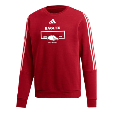 3 Stripe Crewneck, Red (F24)