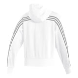 Ladies Fashion Pullover Hoodie | White & Grey