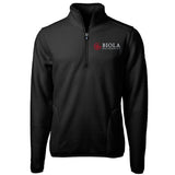 Cascade Eco Sherpa Fleece Mens Big & Tall Quarter Zip Jacket | Black