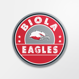 4 inch Weather Resistant Sticker | Hatched Shield Stars