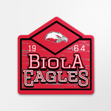 4 inch Weather Resistant Sticker | Wood Grain Sign