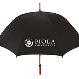 Eagle Sporty Wood Shaft Imprinted Golf Umbrella | Black