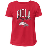 Ladies Vintage Washed Cotton Tee | Red