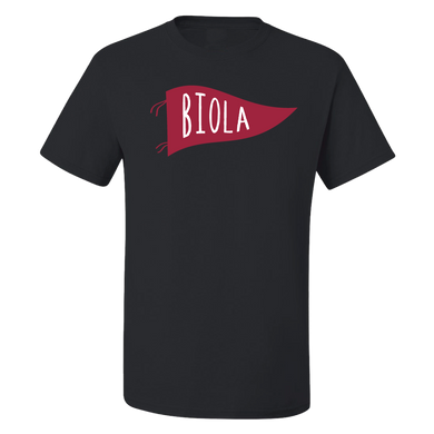 Biola Pennant Tee, Black