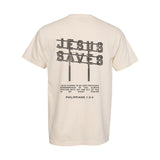 2 Corinthians 5:21 Jesus Saves Tee | Clay