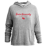 Ladies Wild Flower Fleece Hoodie | Charcoal Heather