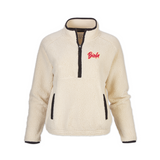 Ladies Everest Half Zip | Natural/Black