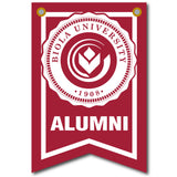 12 X 18 Dovetail Seal Banner| Red