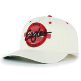 Retro 80s Circle Two-tone | Red