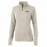 Women's Heather Fleece 1/4 Zip Pullover | Oatmeal