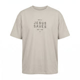 Jesus Saves Isaiah 53:5 Tee | Clay