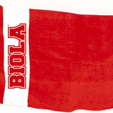 Classic Rugby Stripe Beach Towel | Red