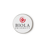 Foxboro Large Round Lapel Pin | White