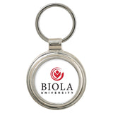 Rockport Round Key Tag | Silver