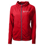 Adapt Eco Knit Hybrid Recycled Womens Full Zip Jacket | Red