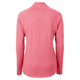 Adapt Eco Knit Heather Recycled Womens Full Zip | Red Heather