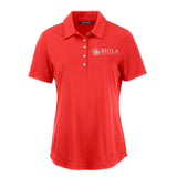 Coastline Epic Comfort Eco Recycled Womens Polo | Red
