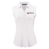 Forge Eco Recycled Sleeveless Womens Polo | White