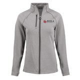 Peshastin Eco Fleece Recycled Womens Full Zip Jacket | Elemental Grey
