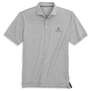 Men's Lyndon Micro Stripe Performance Polo | Charcoal