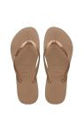 Ladies Rose Gold Slim Sandal