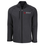 Peshastin Eco Fleece Recycled Mens Full Zip Jacket | Black Heather