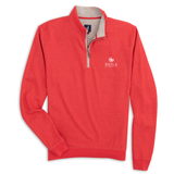 Men's Sully Plaited Heather Knit 1/4 Zip | Red