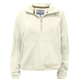 Vintage Terry 1/4 Zip Pullover | Cream