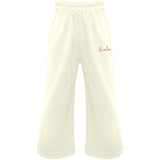 Vintage Terry Wide Leg Pant, Cream