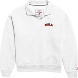 Victory Springs Ladies Collar Pullover | Heather Varsity White