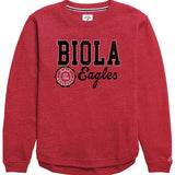 Victory Springs Ladies Crewneck | Heather Vintage Red