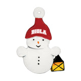 Night Watch Snowman Ornament | Red