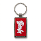 Maverick Rectangular Key Tag | Silver