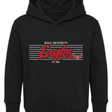 Toddler Pinstripe Hood | Black