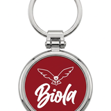 Maverick Round Key Tag | Silver